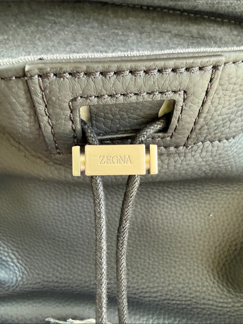NWT: Zegna Black Deerskin Special Backpack SS25 2297179 - Picture 12 of 12